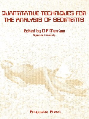 cover image of Quantitative Techniques for the Analysis of Sediments